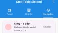 STOK TAKİP APP
