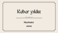 Göz alıcı Kartvizit markanı yansıtır