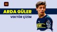 Sanatçı ve Sporcu ünlüler vektör çizimleri