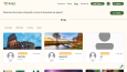 Booking tarzlı website tasarımı