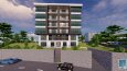 3 boyutlu apartman cephe tasarımı