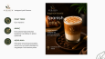 Kafe Markası İçin Instagram İçerik Tasarım Çalışması