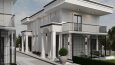 KLASİK DIŞ CEPHELİ İKİZ VİLLA TASARIMI/3D RENDER/RUHSAT PR.