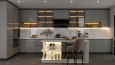 MODERN KITCHEN DESIGN & RENDER