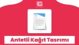 Antetli Kağıt Tasarımı