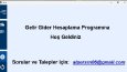 c# windows forms gelir gider programı