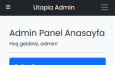 Admin Panelli Web Siteleri