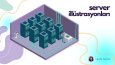 Server İllüstraston Tasarımı