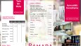 Ramada Hotel Menü tasarımı