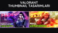 YouTube Thumbnail Tasarımlarım