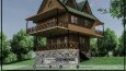AD Mimarlık Antalya Ahşap dağ evi projemiz