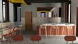 Eskişehir Odunpazarı Cafe - Restaurant 2D-3D Design