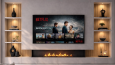 Modern TV Ünitesi ve Salon 3D Render Tasarımı