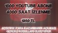 Takipçi,beğeni,izlenme destek paketleri