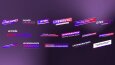 Youtube, twitch ve kick için tasarım, animasyon