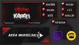 Twitch & DLive Stream Overlay
