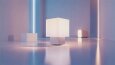 3d Cube Render - Balance And Geometry