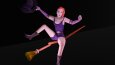 Purple Lover Witch Character Model