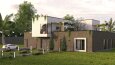 Mimari cephe tasarımı render