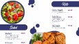 Deniz Turkish Kitchen için hazırlamış olduğum menü çalışması 