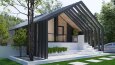 Modern Cephe Tasarımı ile Doğayla Uyumlu Villa Renderı