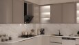 KÜÇÜK MUTFAK TASARIMI/3D RENDER