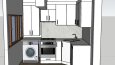 Sketchup çizimi yapıp render alıyorum.