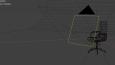 Modern Ofis Sandalyesi 3D Modelleme