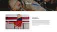Çocuk giyim üzerine modern web sitesi