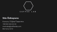 Coffee Lab - Minimalist ve Premium Kartvizit Tasarımı