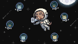 Sosyal Medya Postu Pixel Art