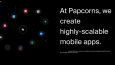 Papcorns - GSAP Animasyonlu web sitesi