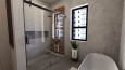  5. Banyo – Modern İç Mekân 3D Render Çalışması
