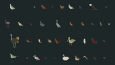 41 Farklı 32x32 Pixel Art Kuş Tasarımı