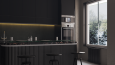 DARK KITCHEN DESIGN & RENDER