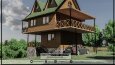 AD Mimarlık Antalya Ahşap dağ evi projemiz