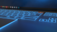 Futuristik Laptop Çalışması