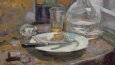 Édouard Vuillard - Nature morte avec bouteille et carafe