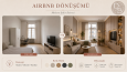 Airbnb evleri için fotojenik dekorasyon konsepti