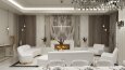 Tasarımını üstlendiğim villanın giriş ve salon alanları 