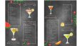 Gazhane Cafe Bar projesi Menü Tasarımı 