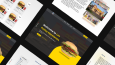 Restoran zincirinin web sitesi 