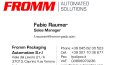 FROMM Packaging Automation S.R.L Kartvizit Revizesi