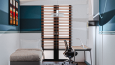 Modern apartman dairesi tasarımı, render - Yatak odaları