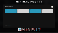 Minp.It (MinimalPostit) logo tasarımı