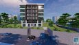 3 boyutlu apartman cephe tasarımı