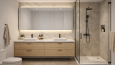 Modern Salon-Mutfak-Yatak Odası-Banyo
