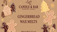 Candle And Bar Label Christmas Design 