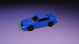 High/Low Poly Araba Modeli 
