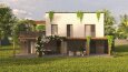 Mimari cephe tasarımı render